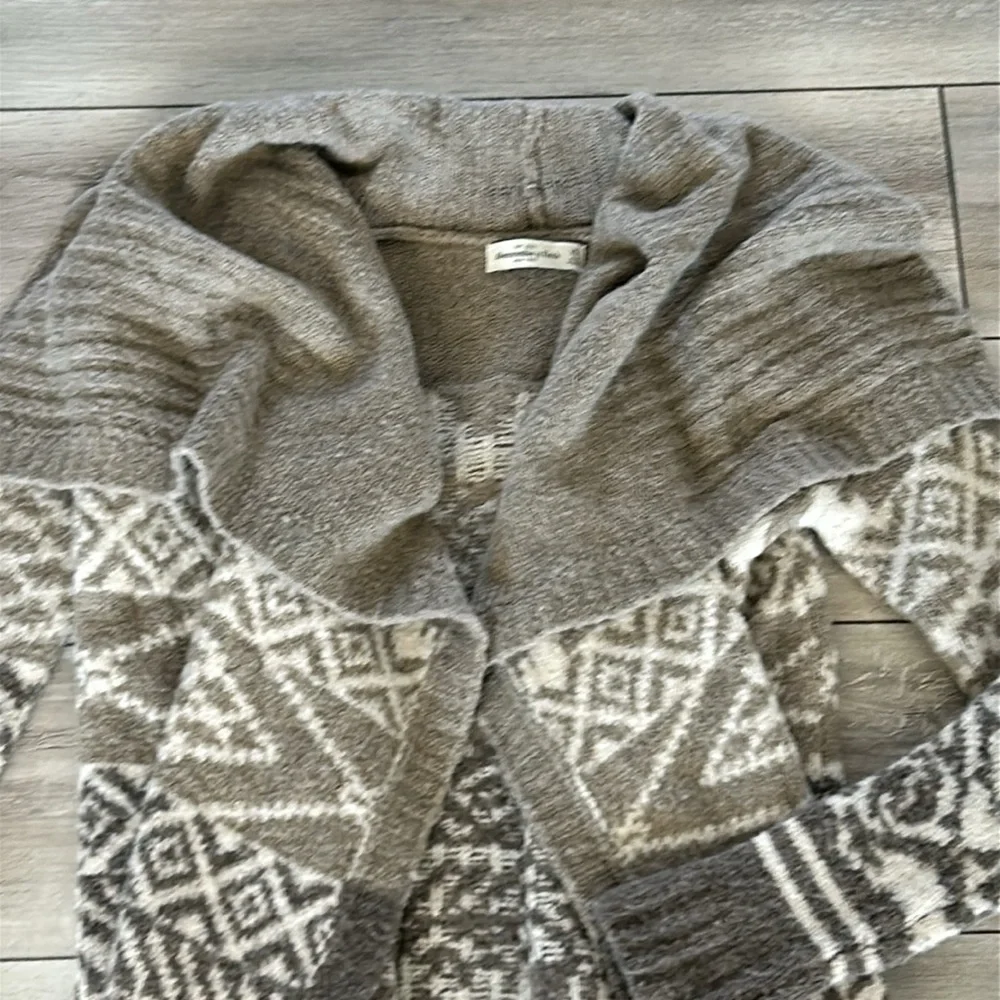 Abercrombie open front knit sweater cardigan size XS